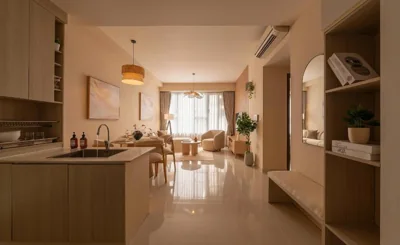 Two-Bedroom Apartment with River View — Tresor Apartments Premium Studios, 2, 3 and 4 Bedroom Apartments by Veluxe Stay Aussie Owned Western Hospitality, Close to District 1 and Many Tourist Attractions