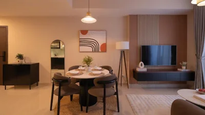 Two-Bedroom Deluxe Apartment with Balcony — Tresor Apartments Premium Studios, 2, 3 and 4 Bedroom Apartments by Veluxe Stay Aussie Owned Western Hospitality, Close to District 1 and Many Tourist Attractions
