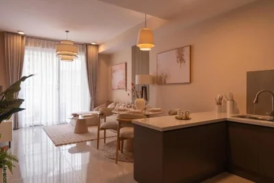 Two-Bedroom Deluxe Apartment with Balcony — Tresor Apartments Premium Studios, 2, 3 and 4 Bedroom Apartments by Veluxe Stay Aussie Owned Western Hospitality, Close to District 1 and Many Tourist Attractions